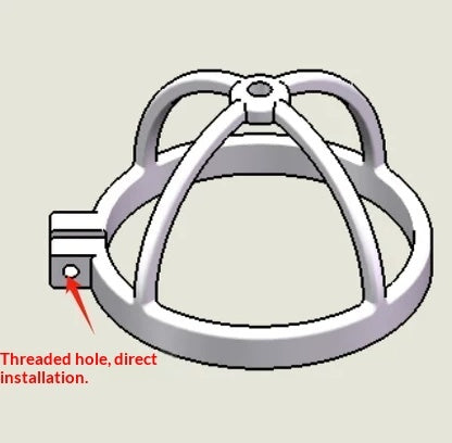 Aluminum Alloy Lidar Protective Cover for Drones