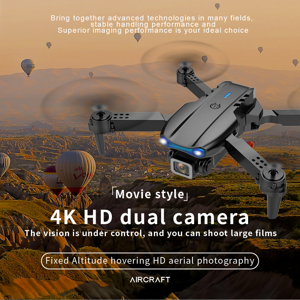 K3PRO E99 Folding Obstacle Avoidance Drone with Dual HD Cameras