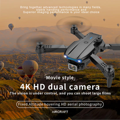 K3PRO E99 Folding Obstacle Avoidance Drone with Dual HD Cameras