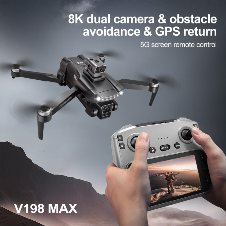 V198MAX Brushless GPS Return-to-Home Drone for Outdoor Flying