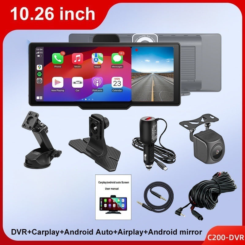 In-Car Smart Screen with Wireless Dash Cameras