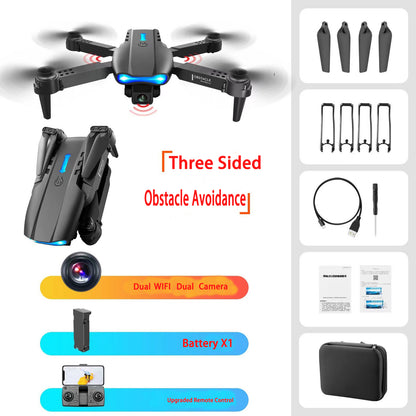 K3PRO E99 Folding Obstacle Avoidance Drone with Dual HD Cameras